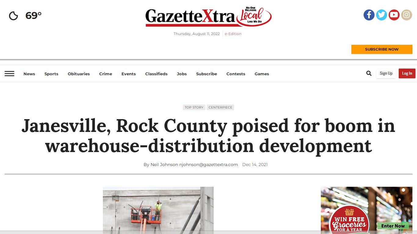 Janesville, Rock County poised for boom in warehouse ...